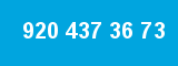 920 437 36 73 920 437 36 73